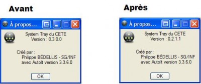 Mes "about" avant après