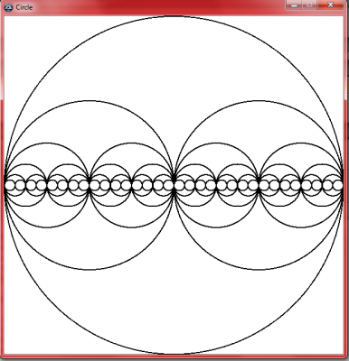 Cercles non remplis